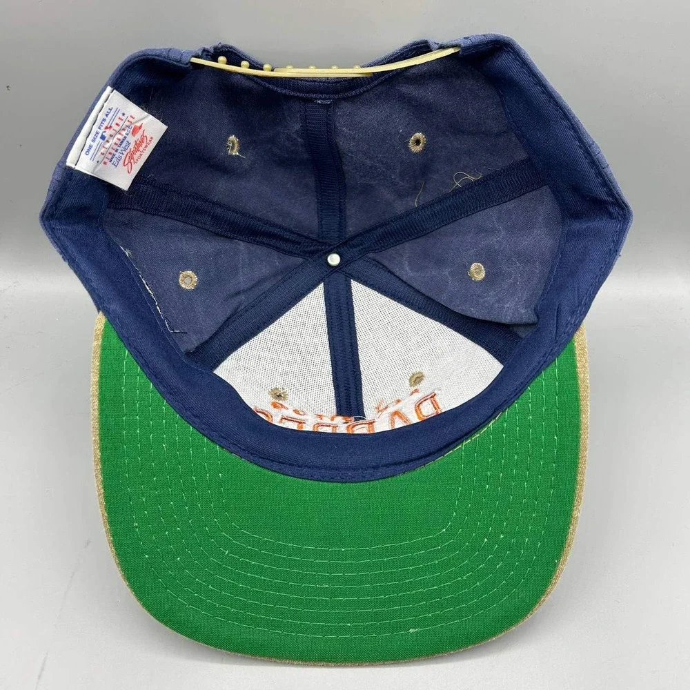 Vintage San Diego Padres Hat Men Blue Brown Signatures Snap Back Cap New
